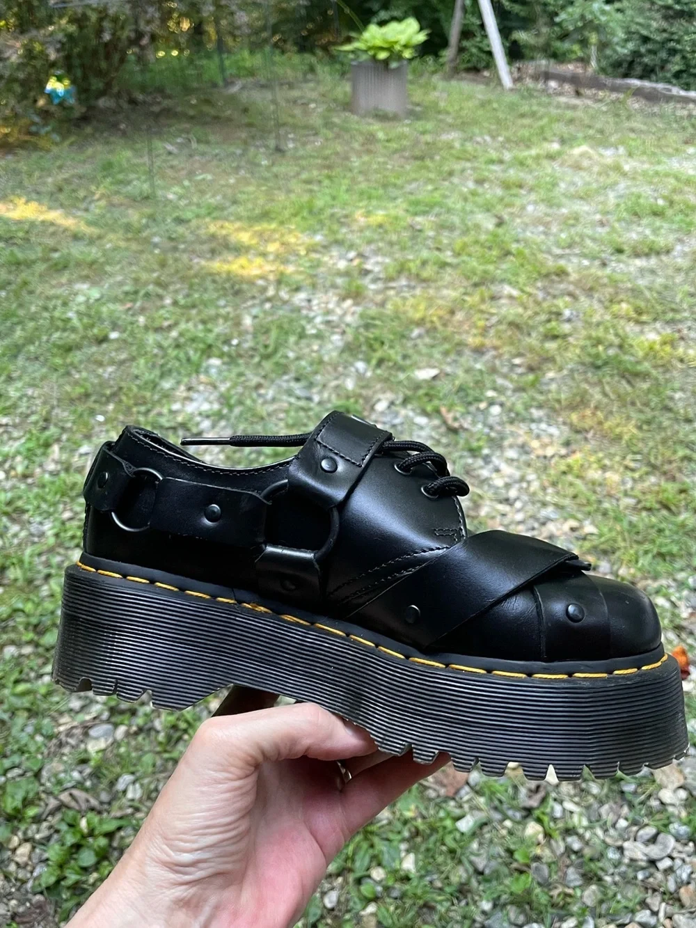 Dr Martens 1461 Quad Harness Oxford Shoes Size 6